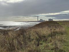 Looking back at Lynemouth Power Station